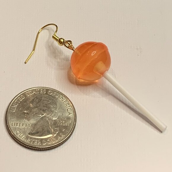 Lollipop Earring, Sucker Earring, Candy Earring, Funny Food Earring, Gift Idea - Picture 7 of 8